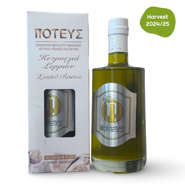 POTEUS Limited EVOO | BIO | Serres| Petróleo | 500 ml (16,90 Fl.Oz)