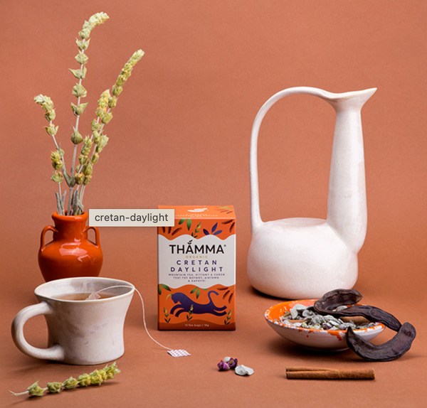 Cretan Tea Delight Orgânico (12 saquetas de chá) 12gr - Thamma