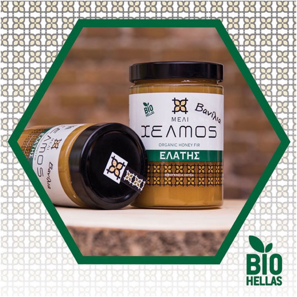 Greek Organic Fir Vanilla Honey HELMOS 800gr (28.21oz)
