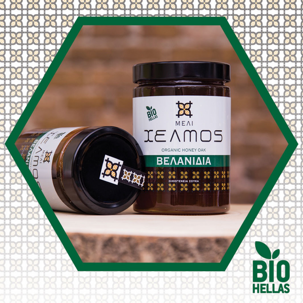 Organic Oak Honey HELMOS 450gr (15.87oz)