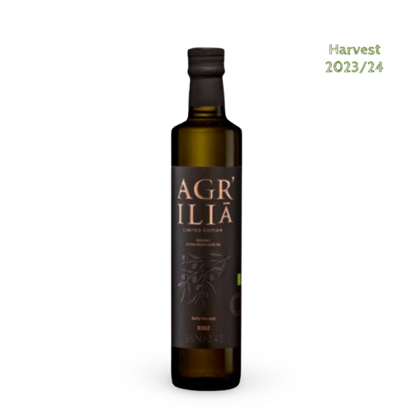 Agrilia Organic Extra Virgin Olive Oil 500ml (16.90 Fl.Oz)