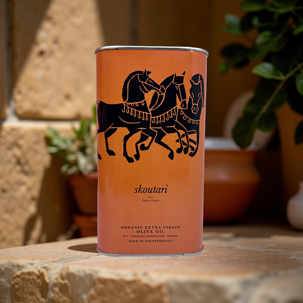Skoutari Βιολογικό Κρητικό Παρθένο Ελαιόλαδο | Κουτί 1 Λίτρου
