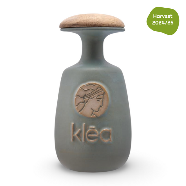 Klēa Extra Virgin Olive Oil | Handmade Ceramic Bottle (16.90 Fl.Oz)