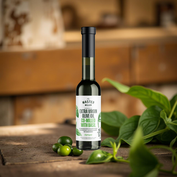 Basil Infused Extra Virgin Olive Oil – The Master Miller 250ml