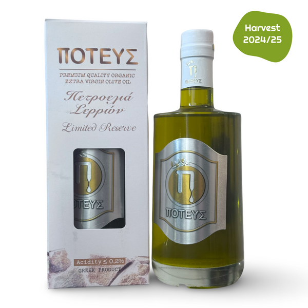 POTEUS Limited EVOO | BIO | Serres | Petroelia | 500 ml (16.90 Fl.Oz)