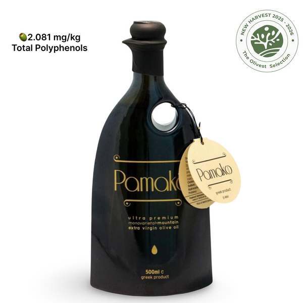 パマコ ハイフェノリック | オーガニック モノバラエタル エクストラバージンオリーブオイル | 500ml
