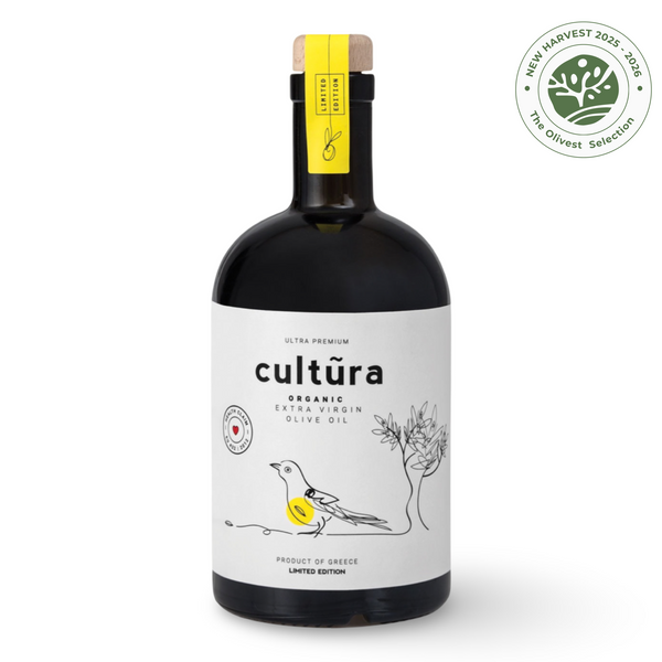 Cultura Organic High Phenolic Extra Virgin Olive Oil – 500ml