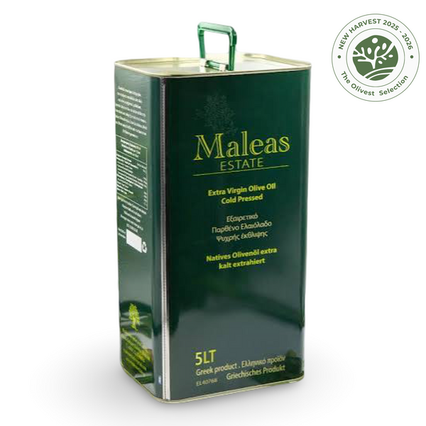 Maleas Blend Extra Virgin Olive Oil | Greek Olive Oil from Drama - 5 Litre