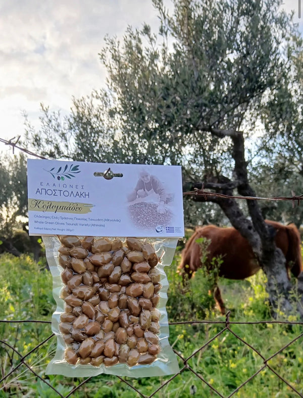 Eleones Apostolaki - Tsounati Olives (Kolymbades) 200g