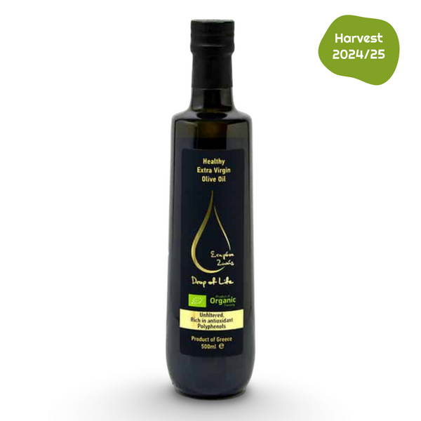 Drop of Life Organic - EVOO à haute teneur phénolique 500 ml (16,90 Fl.Oz)