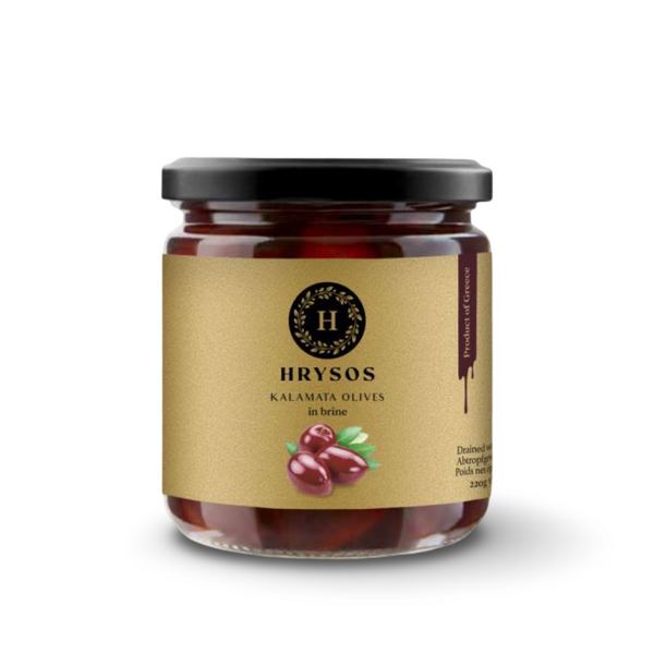 Hrysos Kalamata Olives 380g | Olivian Groves