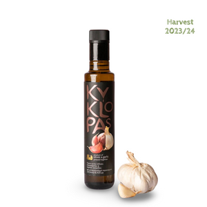 Infused oil with garlic