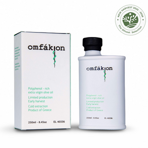 Omfakion Blend – Polyphenolreiches natives Olivenöl extra 250ml (1.684 mg/kg)