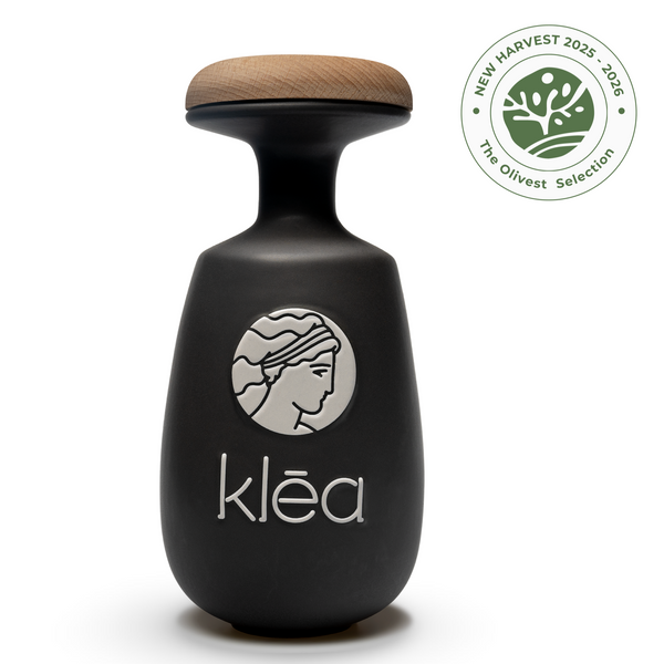 Aceite de Oliva Virgen Extra Klēa | Botella de Cerámica Hecha a Mano Hondrolia 500ml