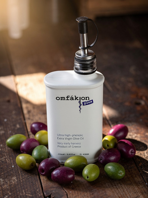 Omfakion Plus Ultra Phenolic EVOO Kalamon 250ml (1,940 mg/kg)