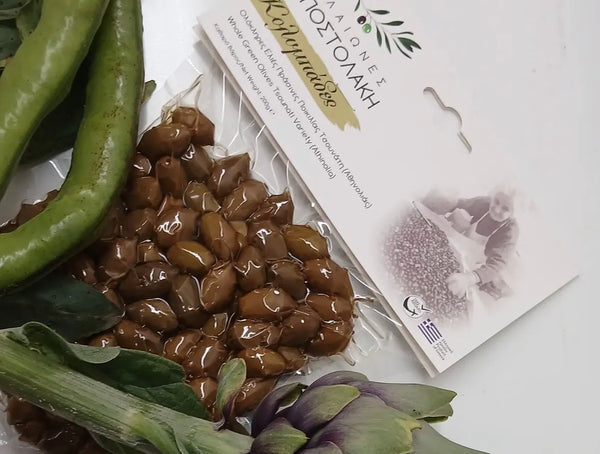 Eleones Apostolaki - Tsounati Olives (Kolymbades) 200g