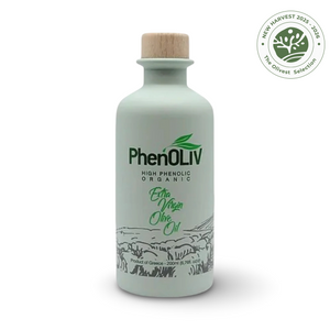 PhenOLIV Huile d'Olive Vierge Extra Grecque Biologique à Haute Teneur en Phénols 200ml (2,011 mg/kg)