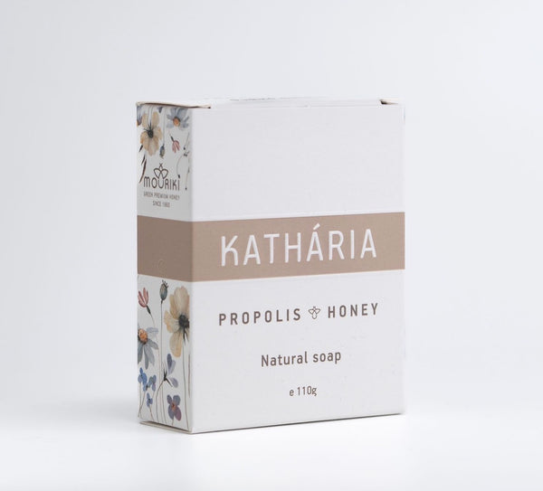 Katharia Propolis & Honey Soap – Natural Greek Skincare 110gr