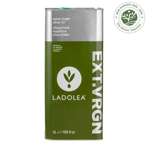 LADOLEA Extra Virgin Olive Oil Tin 5L / 169 fl oz from Corinthia Greece