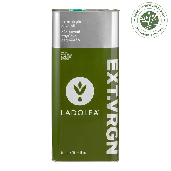 LADOLEA Extra Virgin Olive Oil Tin 5L / 169 fl oz from Corinthia Greece