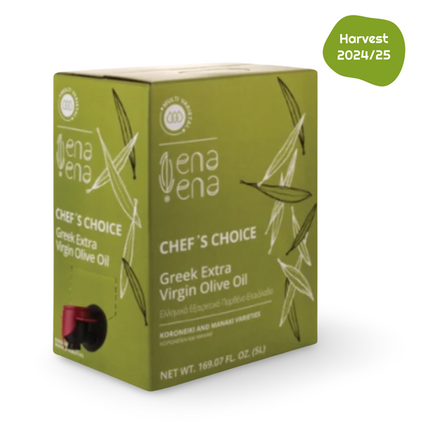 Ena Ena – Chef's Choice EVOO – Bag-in-Box-Verpackung – 5 LT (169,07 Fl.Oz)