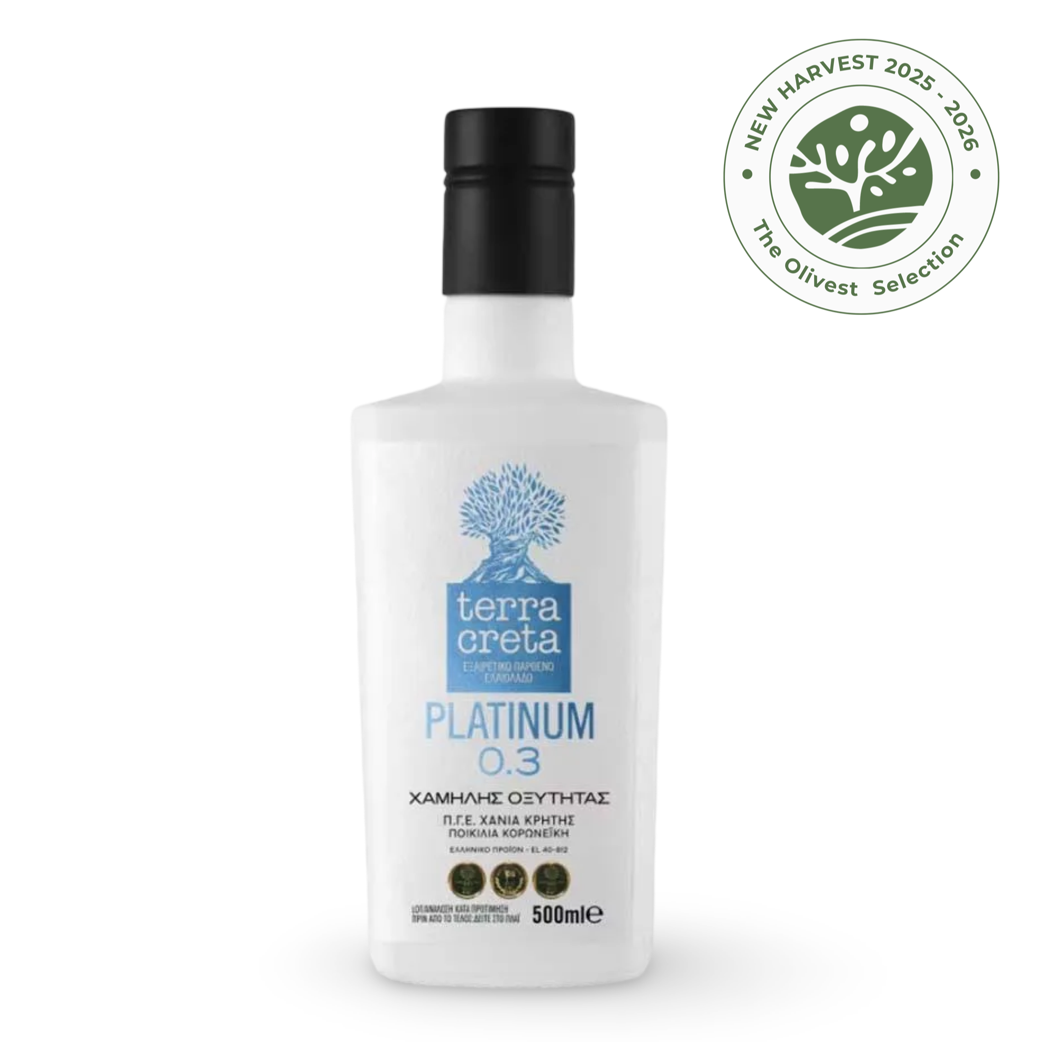 Ulei de Măsline Extra Virgin Terra Creta Platinum 0.3 500ml | The