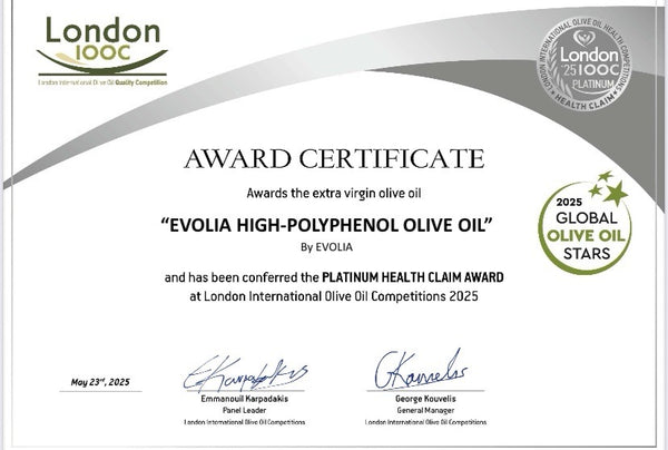 EVOLIA Kalamon - Cosecha temprana orgánica alta en fenólicos 500 ml (Rico en oleocantal)