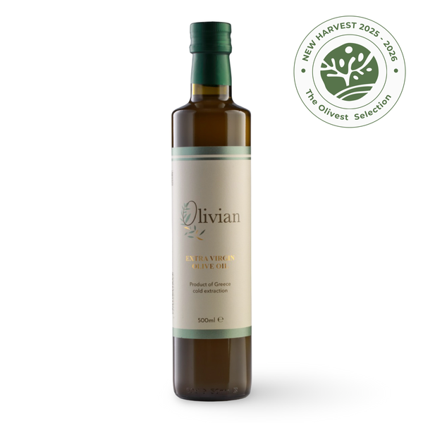 OLIVIAN Huile d'Olive Vierge Extra Grecque Authentique - 500ml