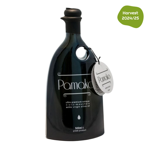 Pamako Premium High-Phenolic Organic Blend Huile d'olive extra vierge 500 ml (16.9Fl.Oz)