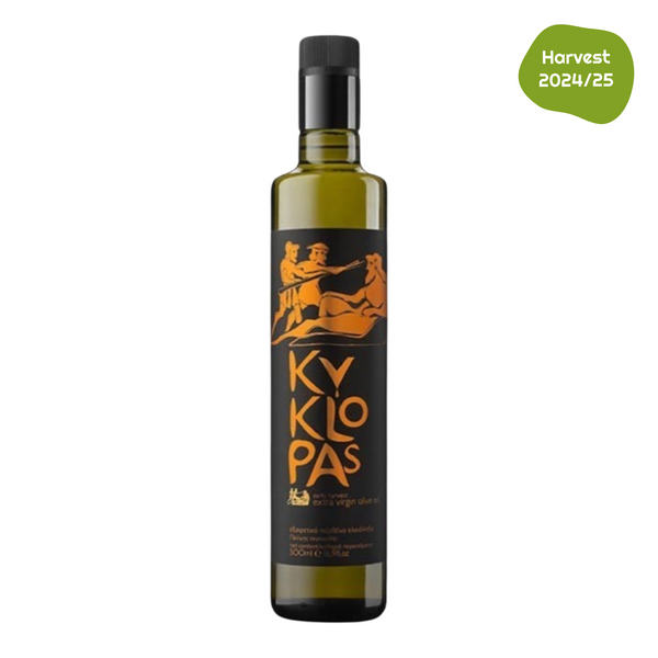 Kyklopas - Frühe Ernte, Natives Olivenöl Extra 500 ml (16,90 Fl.Oz)