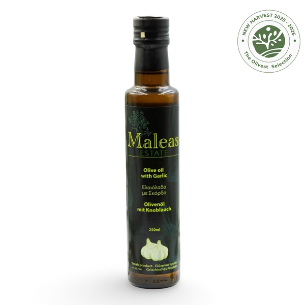 Maleas Knoblauch Natürlich Angereichertes Natives Olivenöl Extra - 250ml