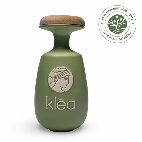 Klēa Extra Virgin Olive Oil | Hondrolia Handmade Ceramic Bottle 500ml