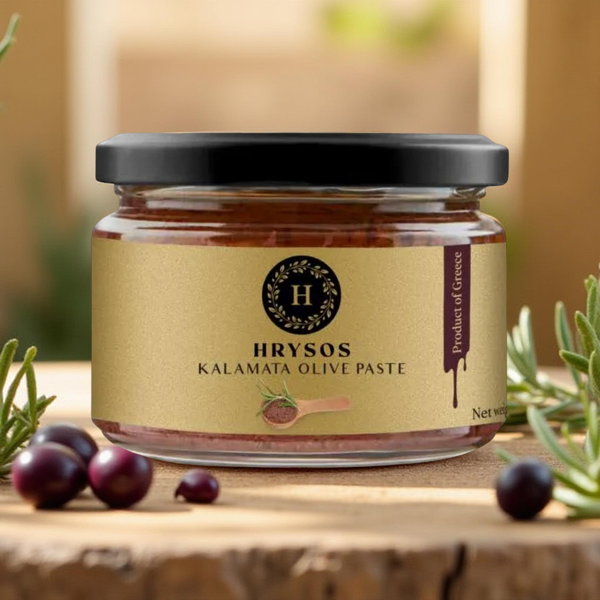 Hrysos Black Olive Tapenade – Authentic Mediterranean Spread 230gr