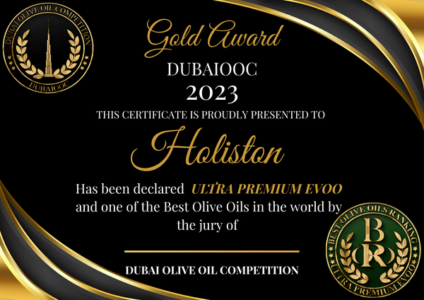 HOLISTON Ultra Premium Eξαιρετικό Παρθένο Ελαιόλαδο 500 ml (16,90 Fl.Oz)