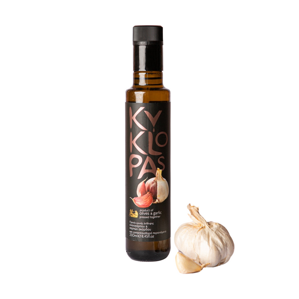 Olive Oil with Garlic - Kyklopas 250 ml (8.45 Fl.Oz)