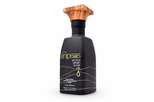 Enipeas - Ulei de măsline extravirgin organic ultra premium de la Ancient Olympia 250 ml (8,45 Fl.Oz)