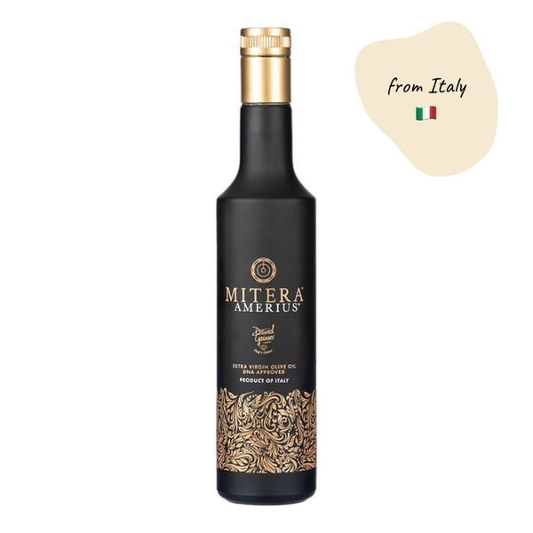 MITERA Amerius, Italian Premium EVOO, DNA Certified 500 ml (16.90 Fl.Oz)