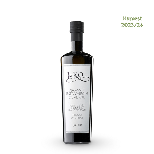 L&KO Organic Extra Virgin Olive Oil - 500ml (16.90 Fl.Oz)