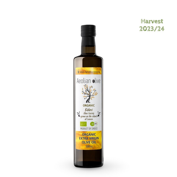 Huile d'olive extra vierge biologique éolienne 500 ml (16,90 Fl.Oz)