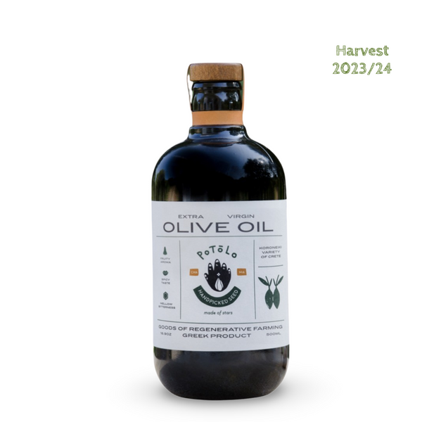 PoTolo Extra Virgin Olive Oil - Regenerative Farming 500ml (16.90 Fl.Oz)