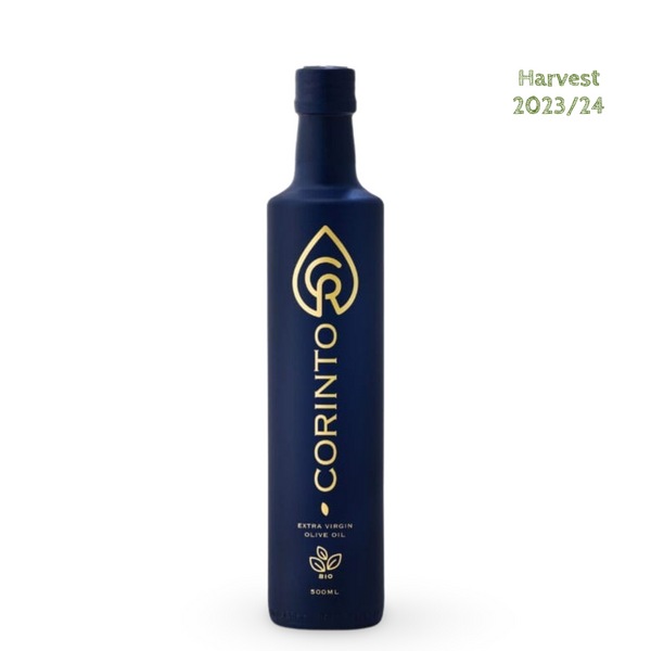 Organic Extra Virgin Olive Oil CORINTO - Koroneiki 500ml (16.90 Fl.Oz)
