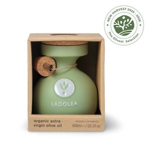 LADOLEA Organic Extra Virgin Olive Oil Carton Box 600ml / 20.3 fl oz from Corinthia Greece
