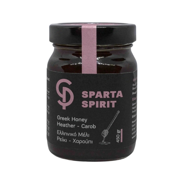 Miel de Brezo - Algarroba de Laconia - Sparta Spirit 450 gr (15.87 oz)